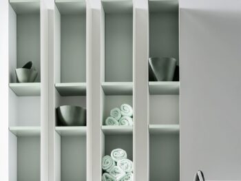 arredo bagno sospeso moderno color bianco