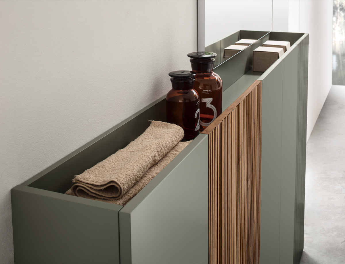 arredo bagno a profondità ridotta