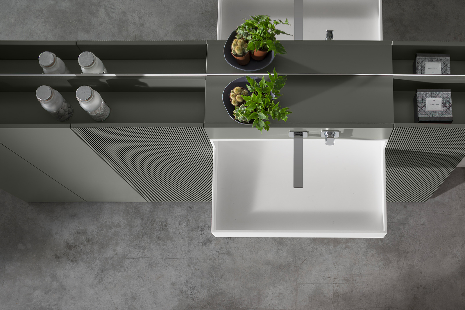 arredi multifunzionali bagno moderno