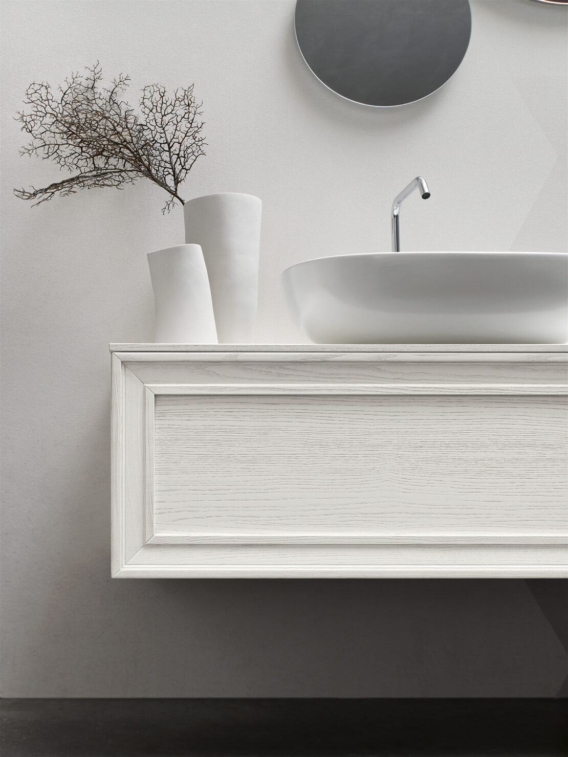 arredamento bagno bianco classico