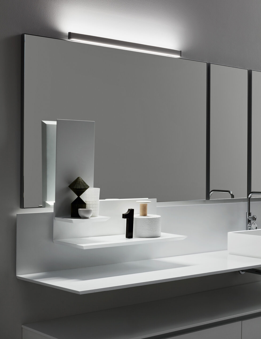 idee bagno moderno black & white