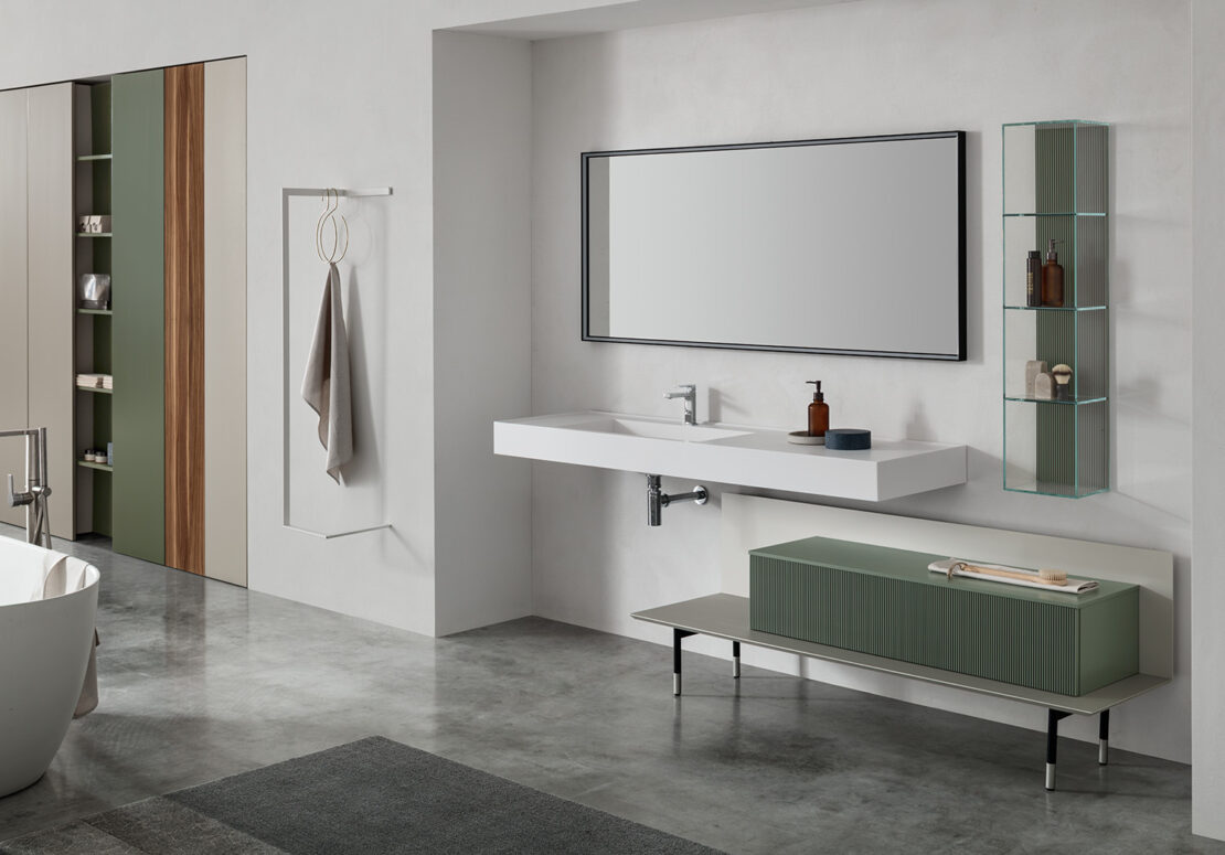 lavabo per il bagno sospeso soluzione salvaspazio