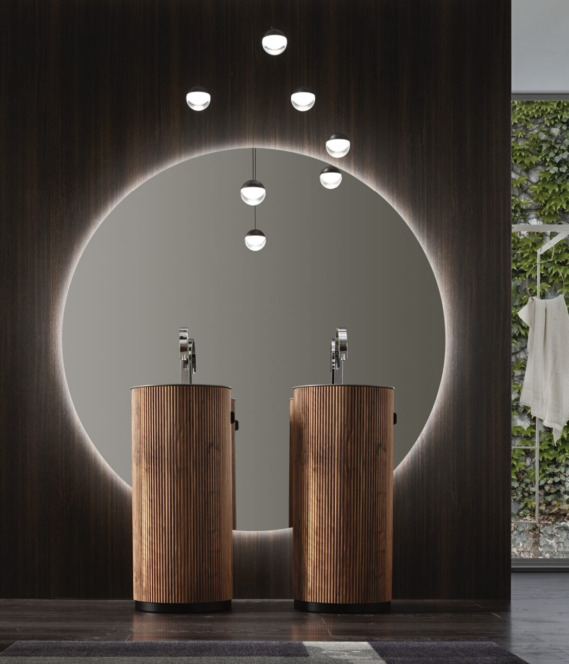 specchio rotondo bagno
