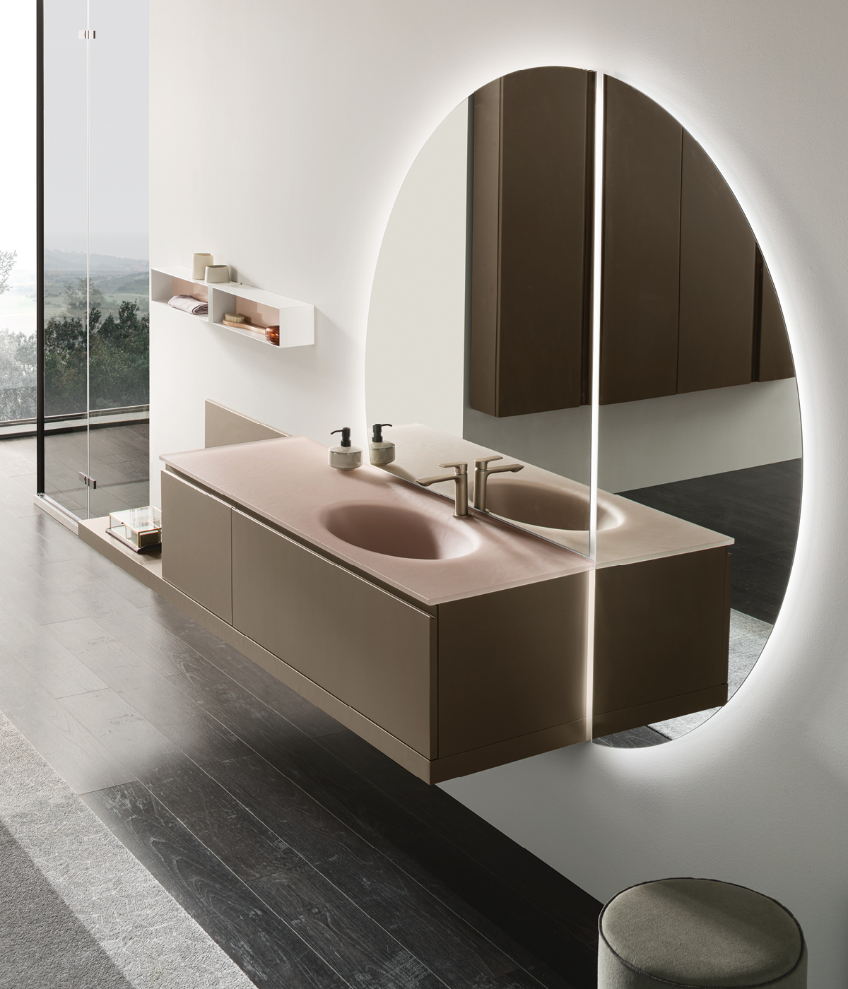 specchio grande bagno