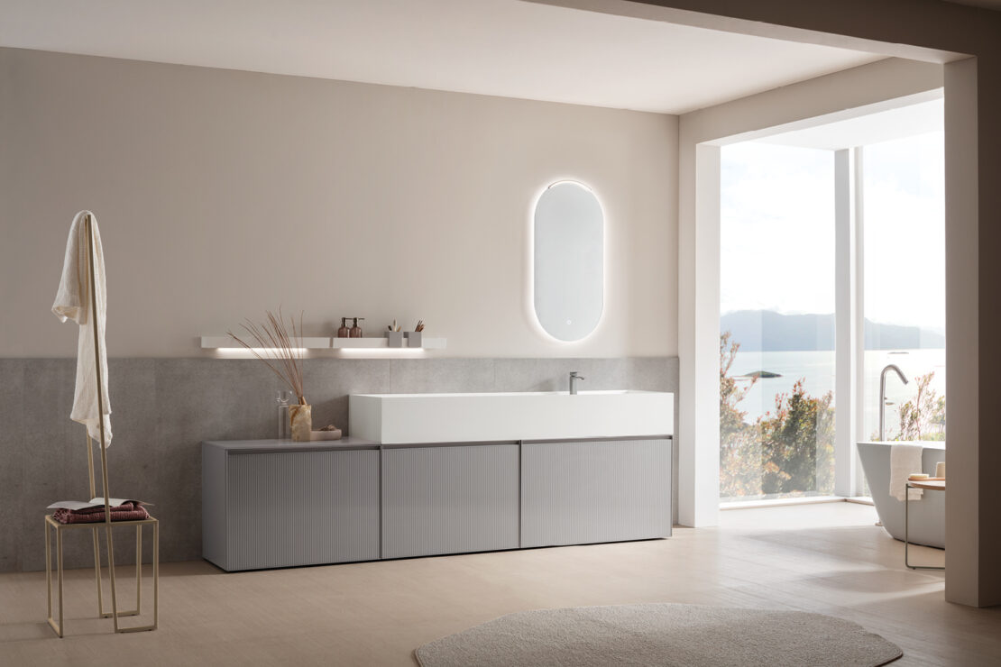 baIdee per arredare un bagno elegante con arredi moderni e materiali di pregio
