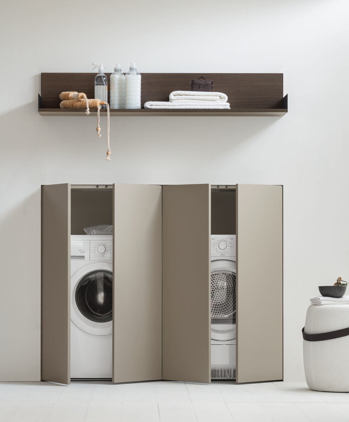 Idee antibagno lavanderia per nicchie attrezzate